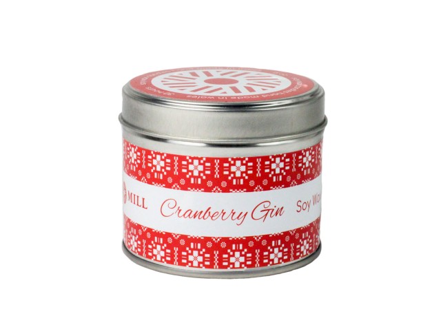 Cranberry Gin Tin Candle